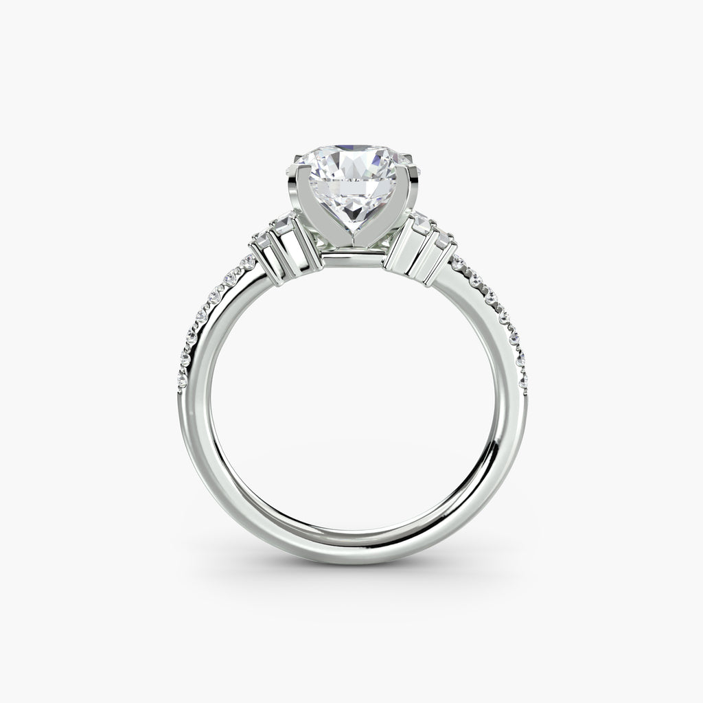 Solitaire with Pavé 4