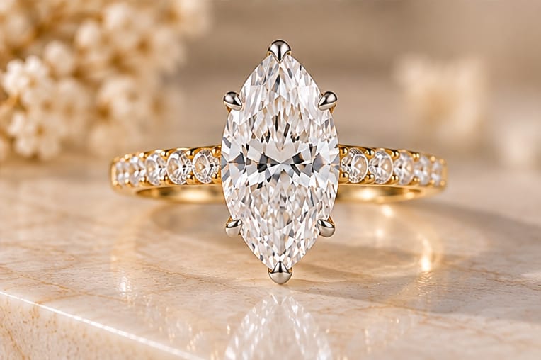 Bespoke diamond engagement ring